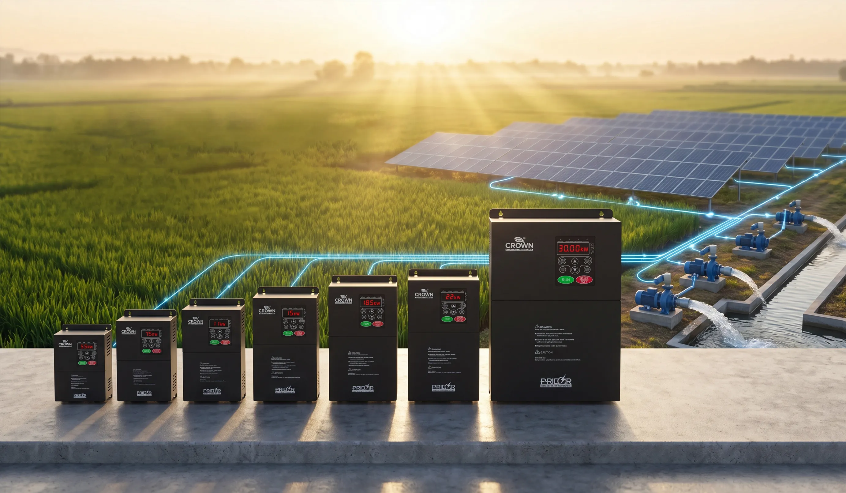 Pridor 5.5kW Solar Pump VFD Inverter